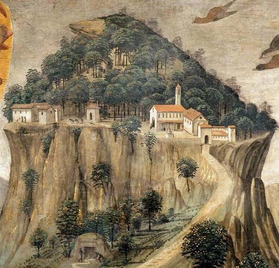 GHIRLANDAIO, Domenico Stigmata of St Francis detail china oil painting image